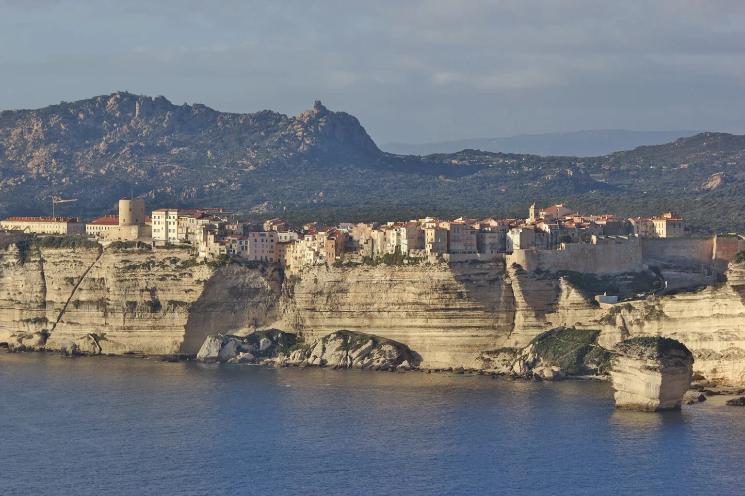 Bonifacio vue de la mer