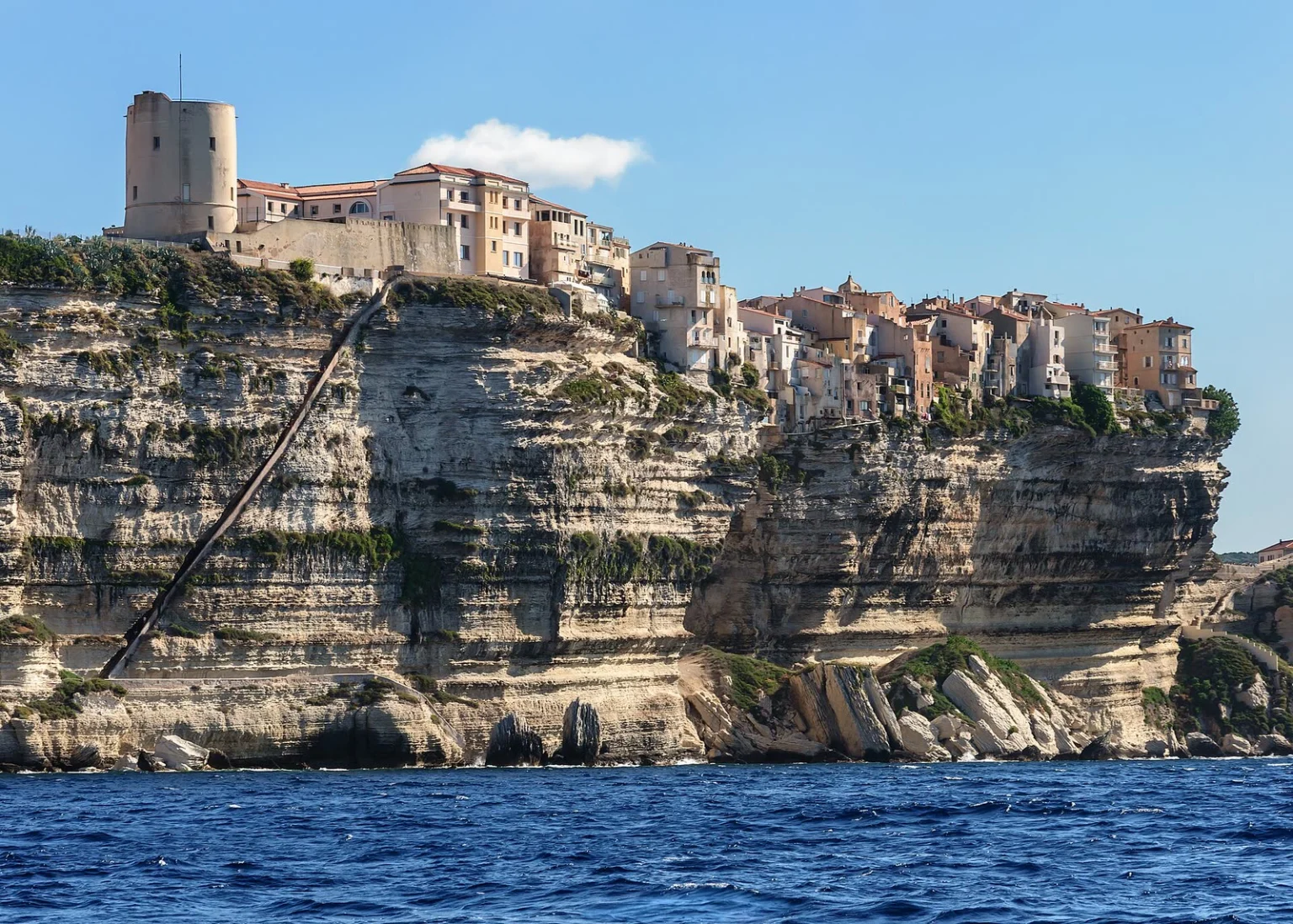 Bonifacio : les falaises et l’escalier du roi d’Aragon