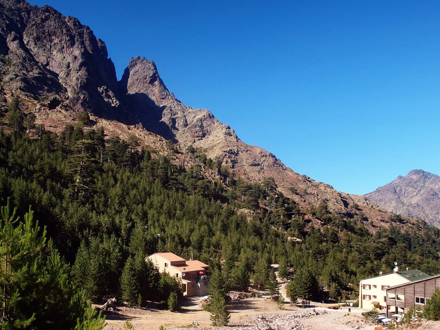 Les montagnes d’Asco, l’une des stations de ski de l’île