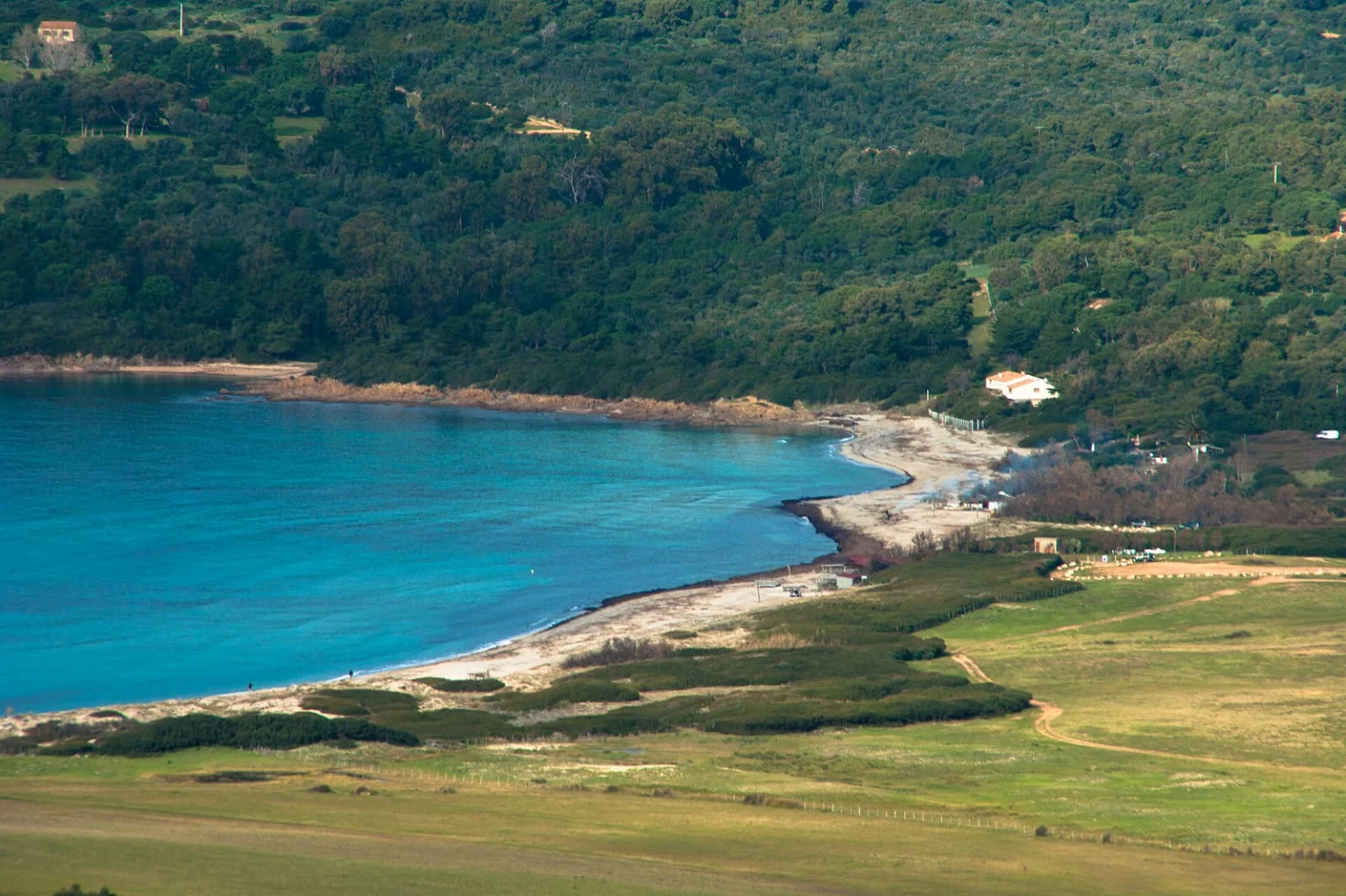 La plage de Capo di Feno