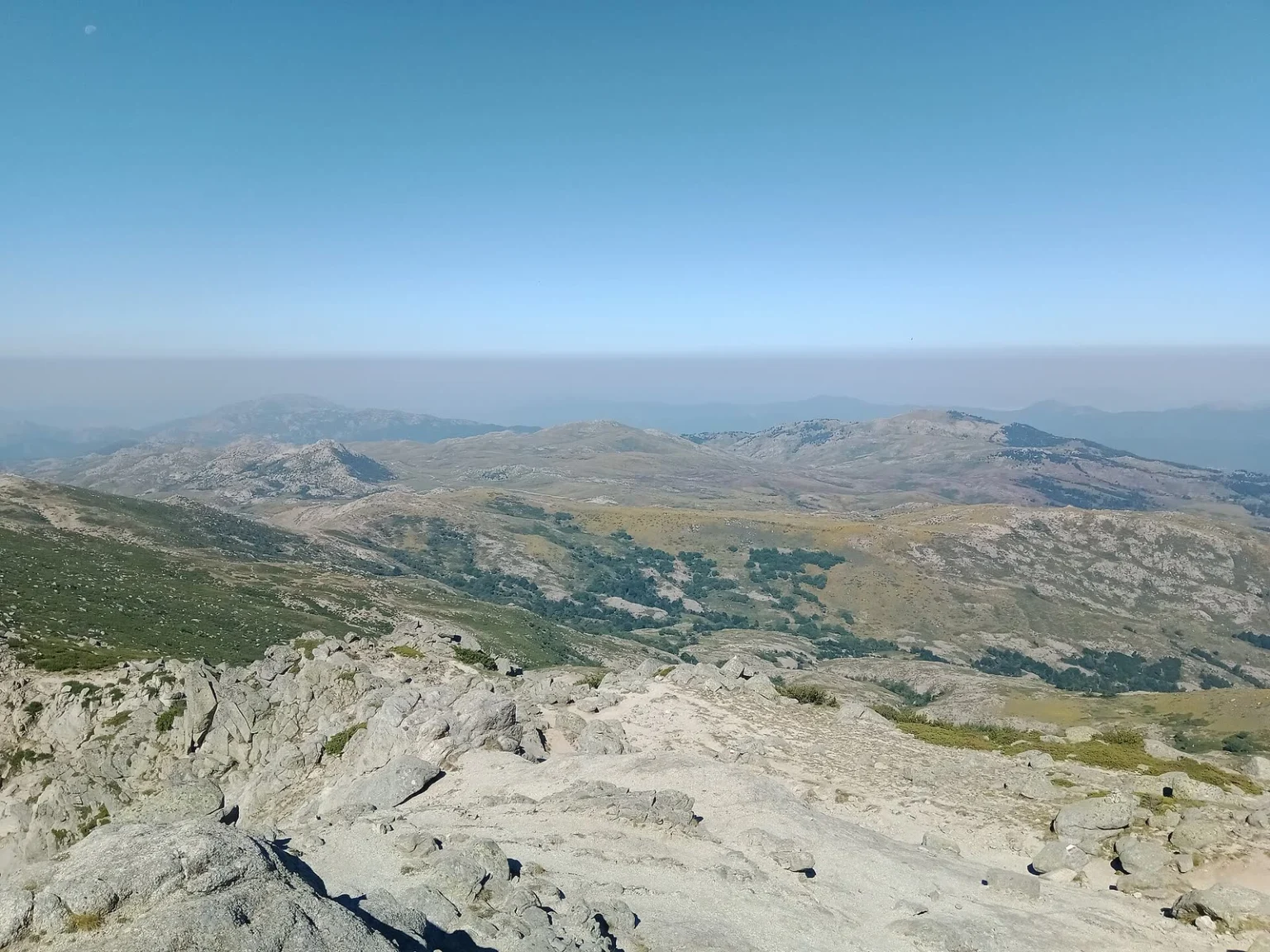 Le plateau du Coscione et le Monte Incudine