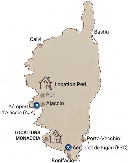 Location de vacance en corse