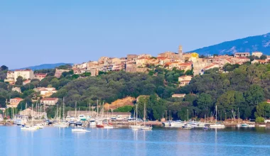 Porto-Vecchio, coastal cityscape, Corsica island